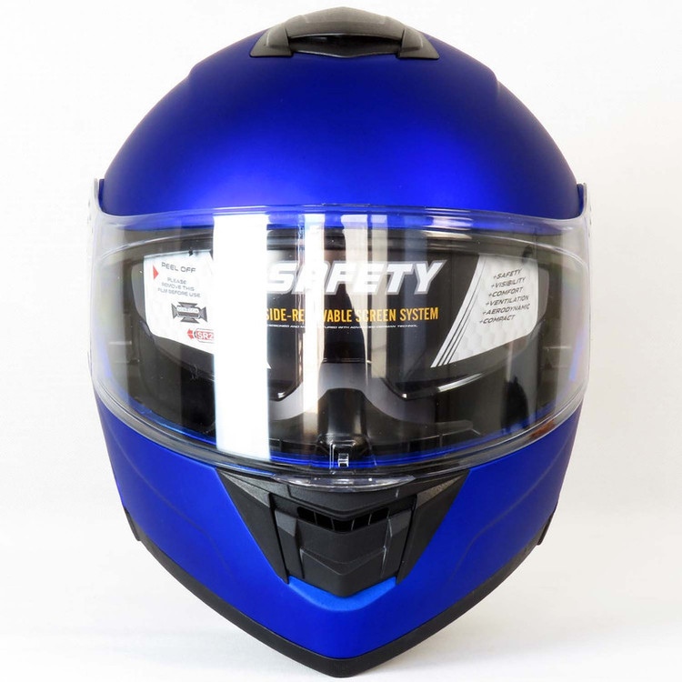 کلاه کاسکت فک متحرک رادین مدل Vortex Blue کد 1941