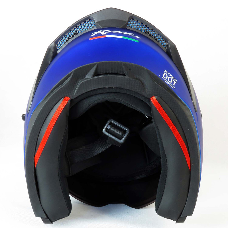 کلاه کاسکت فک متحرک رادین مدل Vortex Blue کد 1941