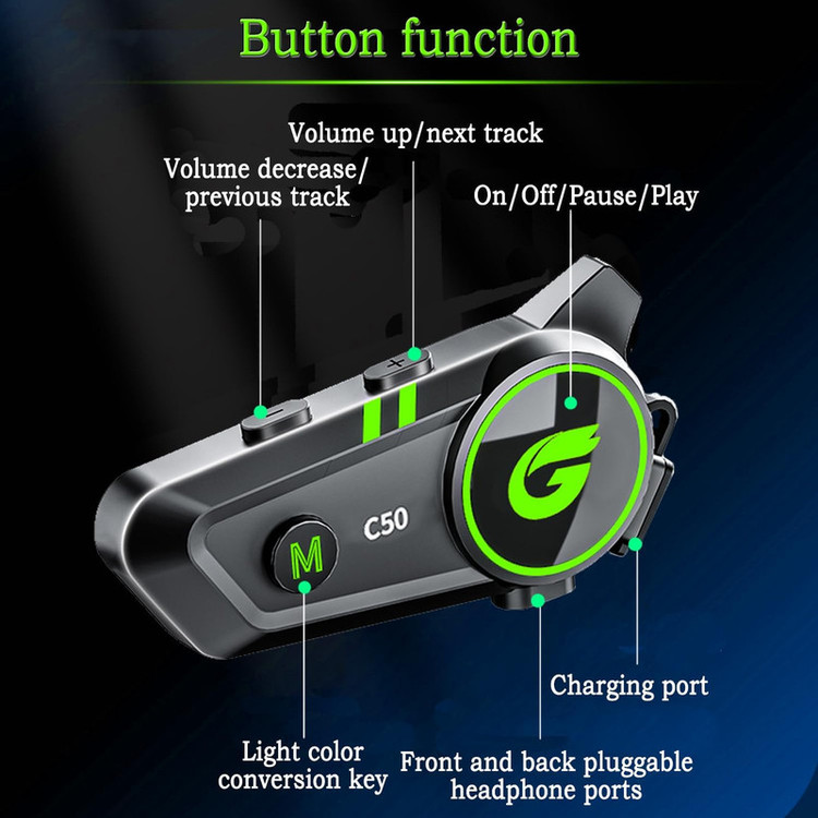 هدست کلاه کاسکت گووک مدل C50