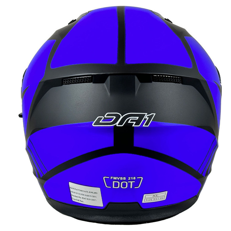کلاه کاسکت مدل DA1 BLACK-BLUE105