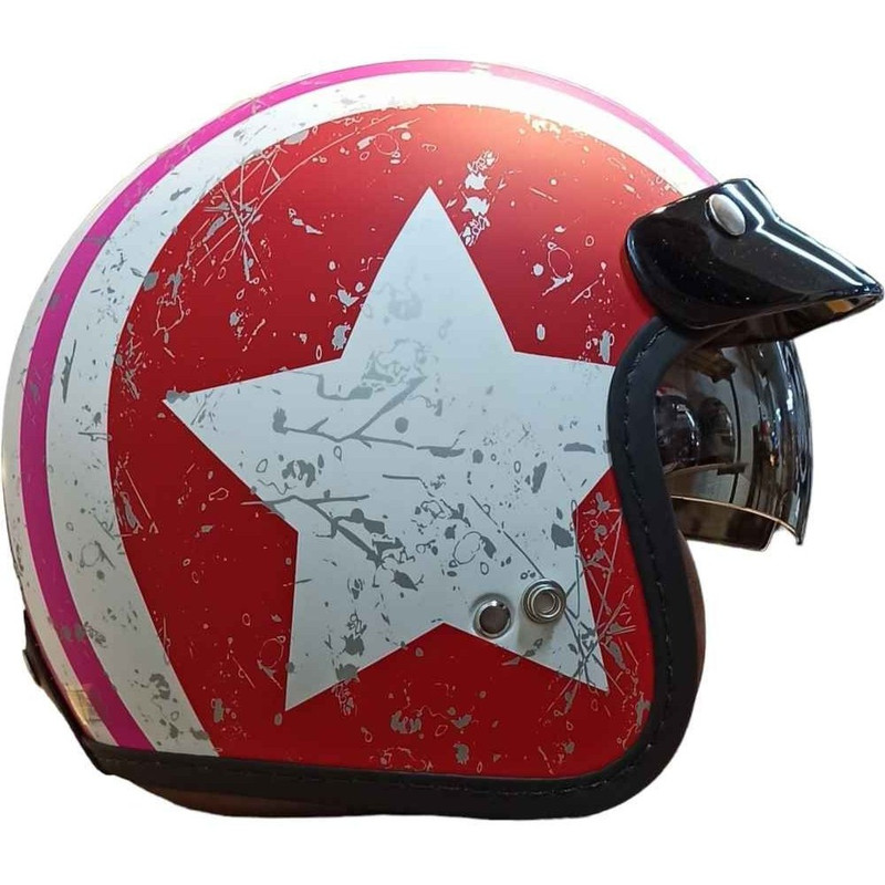 کلاه کاسکت وسپایی راپیدو مدل Red Star-610