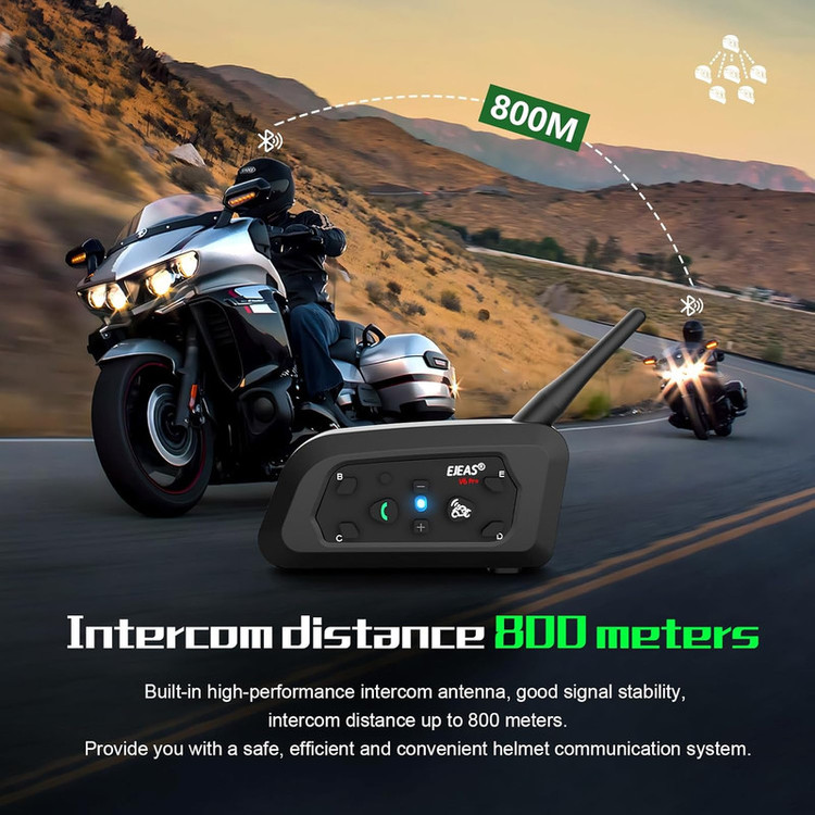 هدست کلاه کاسکت ایجاس مدل V6PRO-01