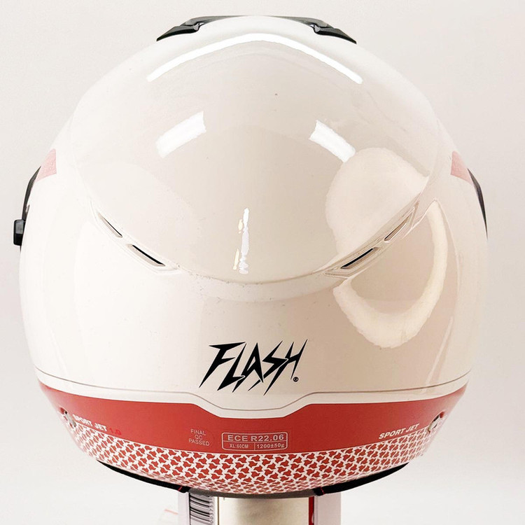 کلاه کاسکت بدون فک فلش مدل Pink Rider کد 2348