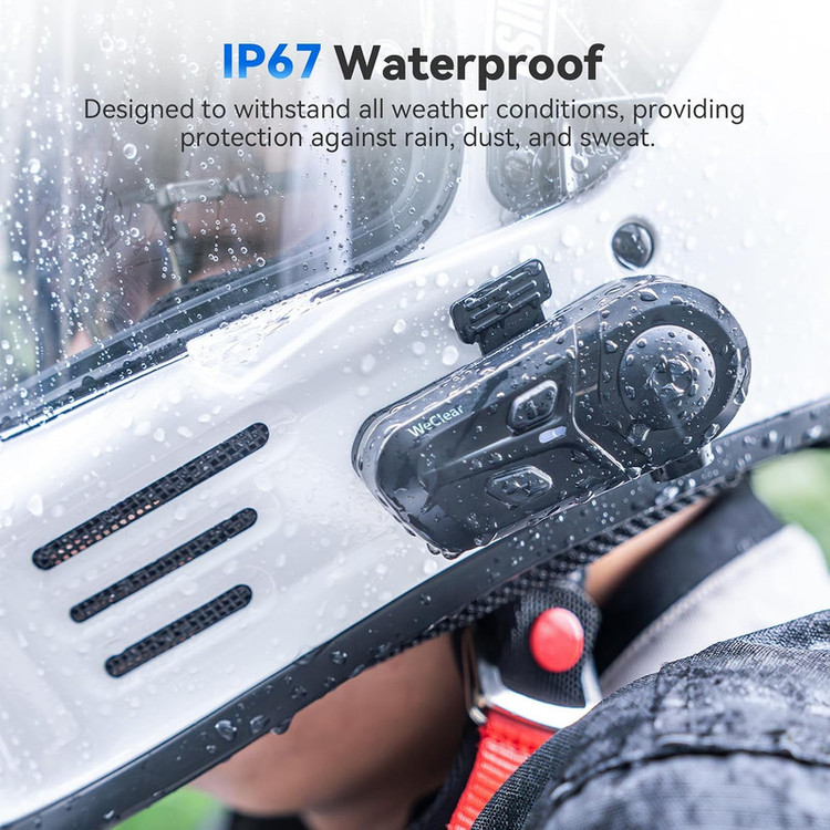 هدست کلاه کاسکت ویکلیر مدل L1 با بلوتوث 5.3 اتصال همزمان به 2 دستگاه ضدآب IP67