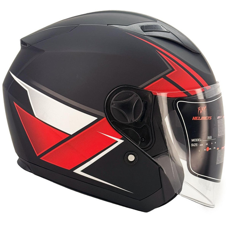 کلاه کاسکت بدون فک فلش مدل ride کد 2348