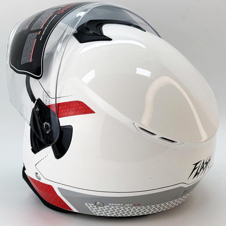 کلاه کاسکت بدون فک فلش مدل Racer کد 2348