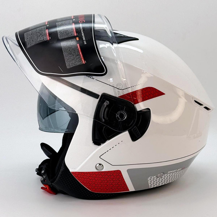 کلاه کاسکت بدون فک فلش مدل Racer کد 2348