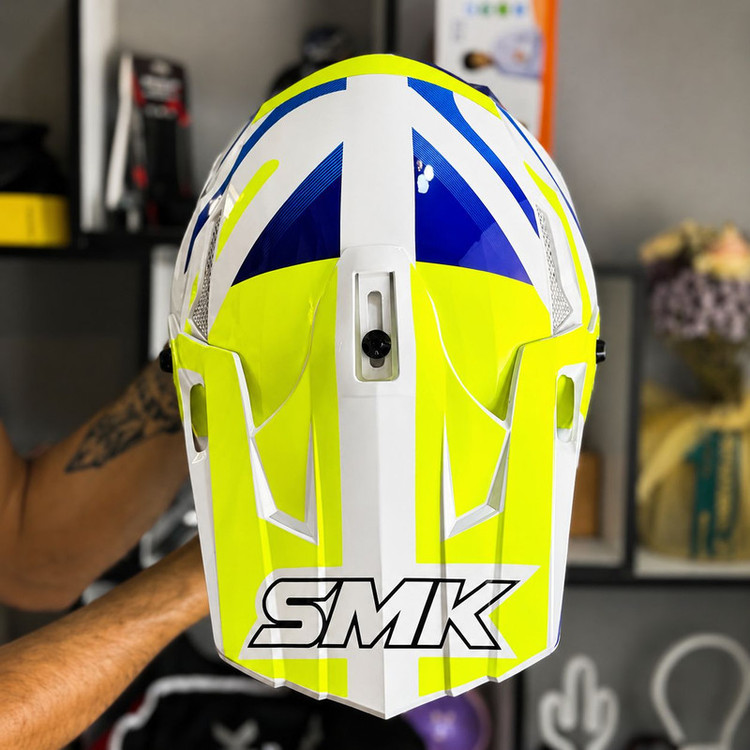 کلاه کاسکت اس ام کی مدل Yellow Rider X Power کد 2319