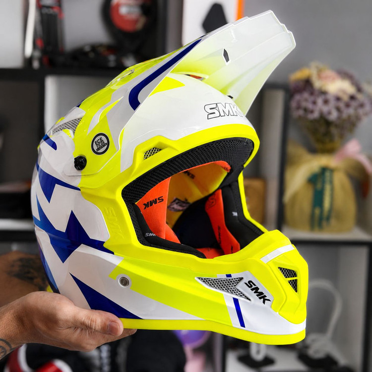 کلاه کاسکت اس ام کی مدل Yellow Rider X Power کد 2319