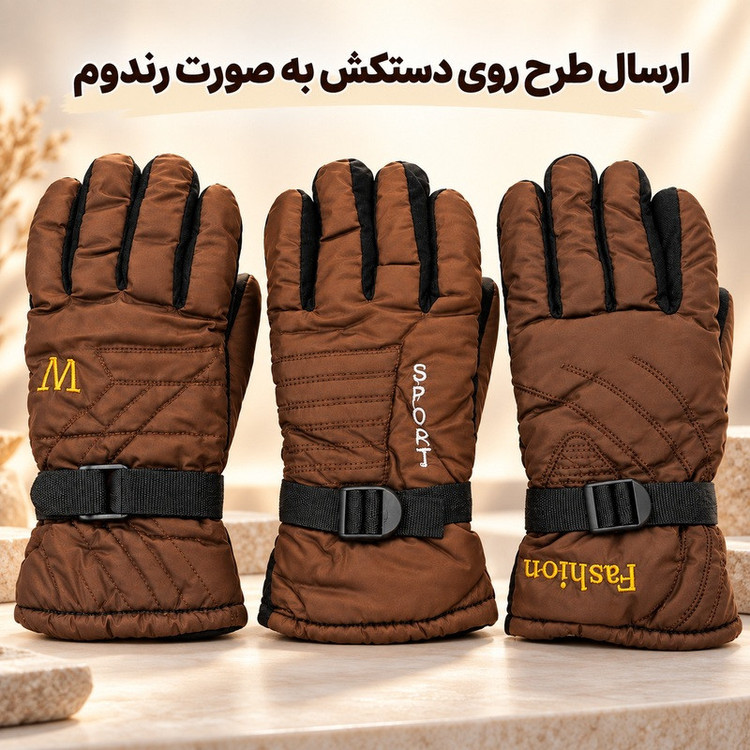 دستکش موتور سواری مدل شمعی