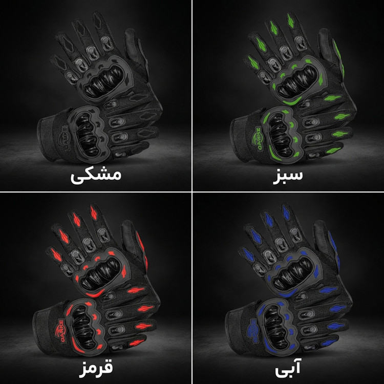دستکش موتورسواری کانکه مدل پرمیوم تاچ