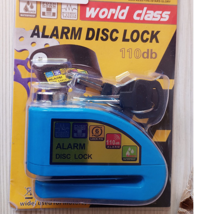 قفل دیسک آژیر دار موتور سیکلت جی اس دبلیو اس مدل FS8305