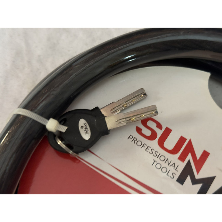 قفل کابلی موتورسیکلت سان مکث مدل SMT-SUN MAX-25*1500MM