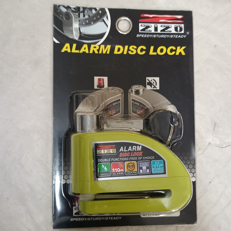 قفل دیسکی موتورسیکلت زیزو مدل ZIZO-YEL