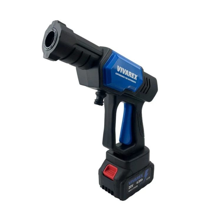 کارواش شارژی 25 بار 20 وات با موتور ذغالی ویوارکس مدل VR2425V2-PW با حداکثر دبی اب 4 لیتر بر دقیقه