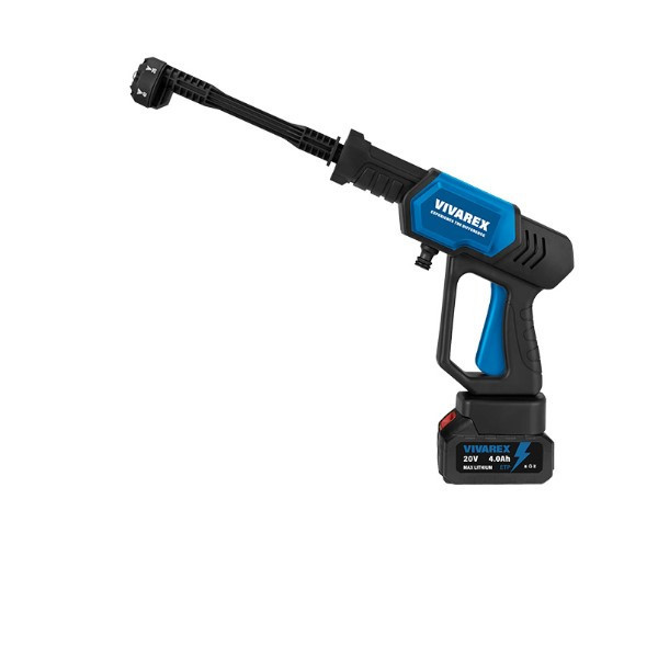 کارواش شارژی 25 بار 20 وات موتور ذغالی ویوارکس مدل VR2425v2_PW حداکثر دبی آب 3.5 لیتر بر دقیقه