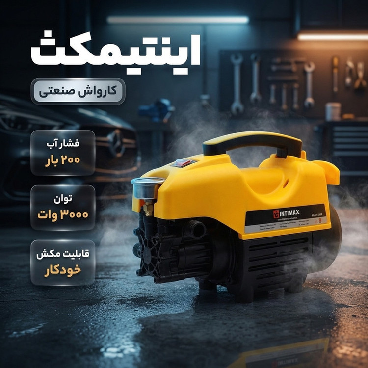 کارواش صنعتی اینتیمکث کد 100215