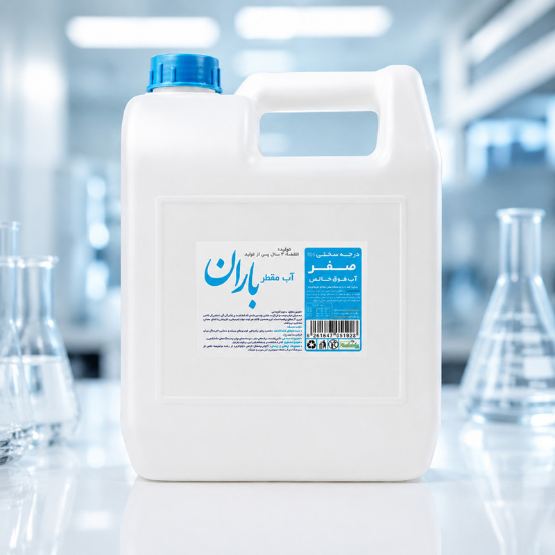 آب مقطر بـاران کد B1G34 حجم 3400 میلی لیتر