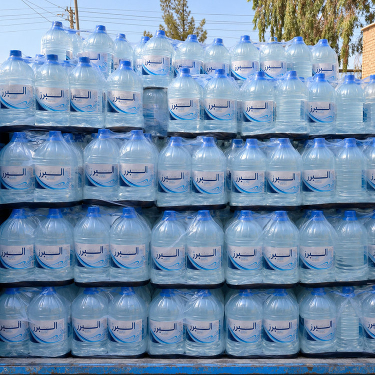 آب مقطر 2 بار تقطیر دیونیزه البرز مدل DW-5L حجم 5 لیتر