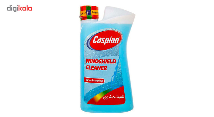 مجموعه ضدیخ و شیشه شور کاسپین مدل S333 حجم 1 لیتر بسته 2 عددی