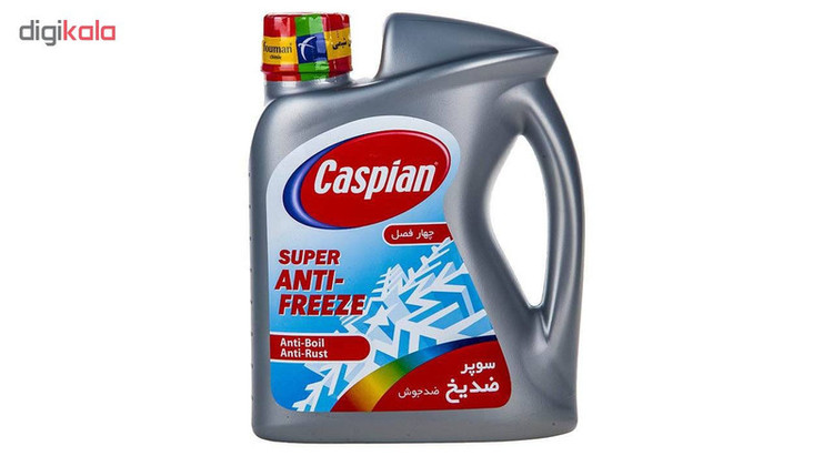 ضدیخ خودرو کاسپین مدل AM 2L50/502LSحجم 4000 میلی لیتر مجموعه 2 عددی
