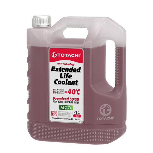 ضدیخ و ضدجوش 50 به 50 توتاچی مدل Extended life coolant 50/50 حجم 4 لیتر