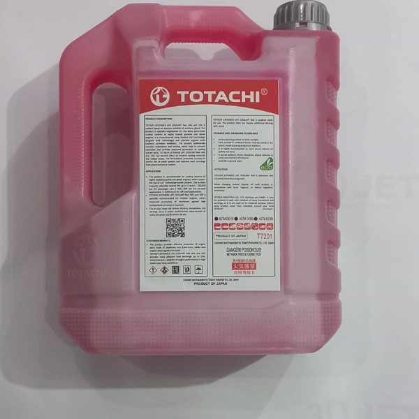 ضدیخ و ضدجوش 50 به 50 توتاچی مدل Extended life coolant 50/50 حجم 4 لیتر