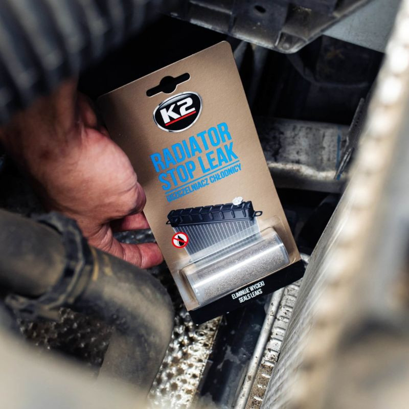 پودر نشتگیر رادیاتور کی تو مدل Radiator Stop Leak وزن 18.5 گرم