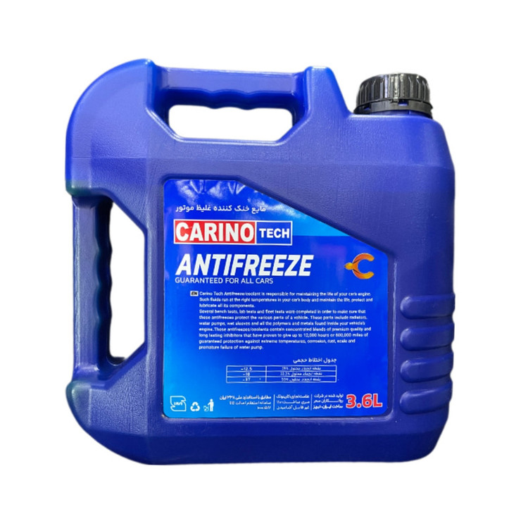 ضدیخ خودرو کارینو مدل antifreeze Tech حجم 4 لیتر