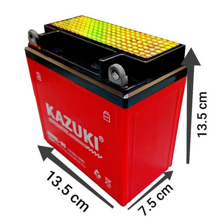 باتری موتورسیکلت 12 ولت 9 آمپر کازوکی مدل 12v9Lbs
