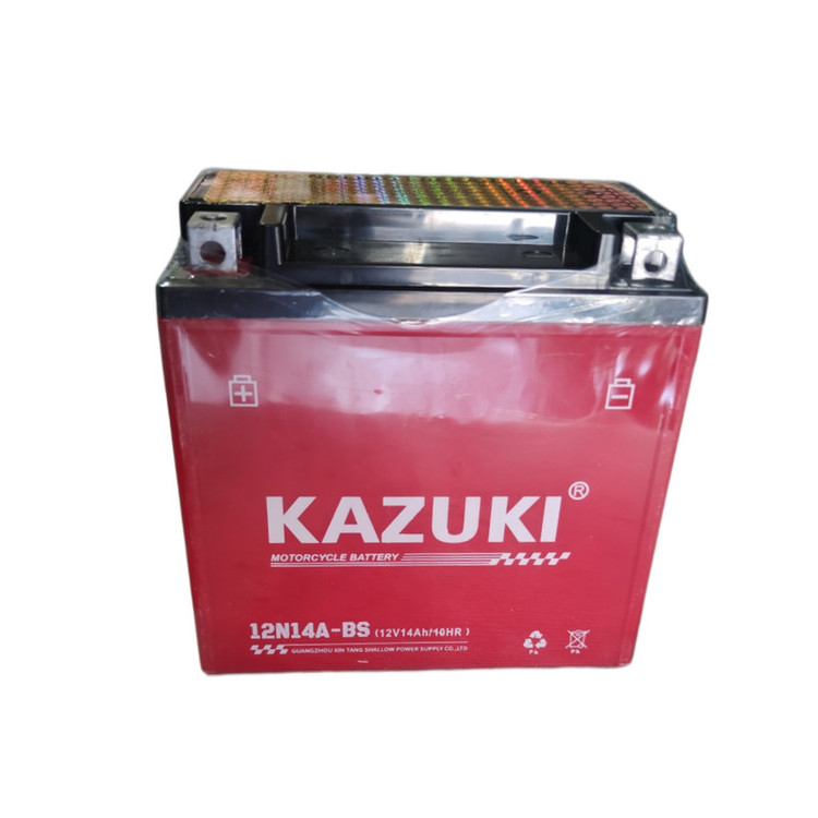 باتری موتور سیکلت 12 ولت 14 آمپر کازوکی مدل 12v14ab