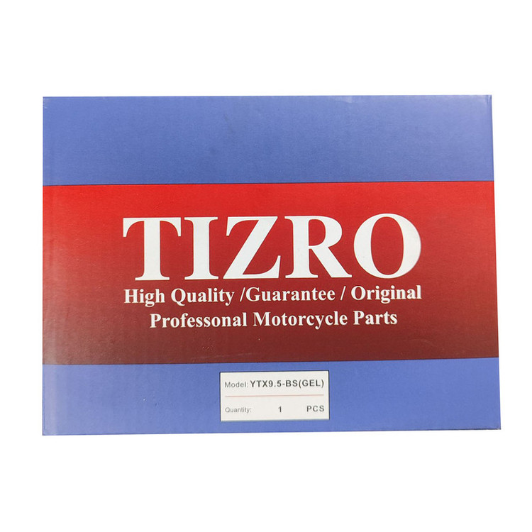 باتری موتورسیکلت باتری 12 ولت 9 آمپر تیزرو مدل YTX9-BS GEL