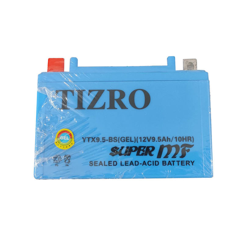 باتری موتورسیکلت باتری 12 ولت 9 آمپر تیزرو  مدل YTX9-BS GEL