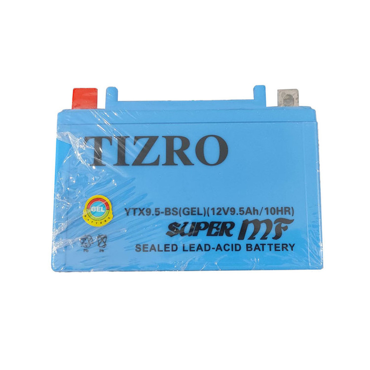 باتری موتورسیکلت باتری 12 ولت 9 آمپر تیزرو مدل YTX9-BS GEL