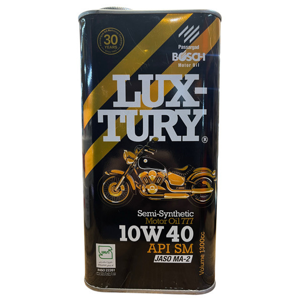 روغن موتور سیکلت تمام سنتتیک بوش مدل SM 10W-40 حجم 1.3 لیتر
