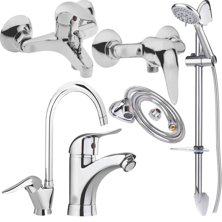 ست شیرآلات ایلمان مدل اردکی O.R223 مجموعه 6 عددی