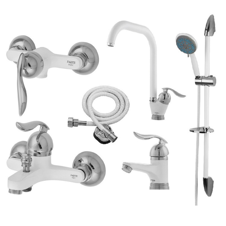 ست شیرآلات فاخته مدل قهرمان سازه کدSK-2KH مجموعه 6 عددی