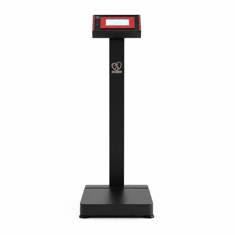 ترازو دیجیتال سنطب مدل پزشکی-باشگاهی پایه دار 3 با دقت 50 گرم