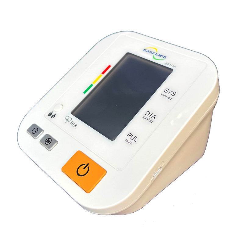 فشارسنج دیجیتال بازویی ایزی لایف مدل BP313A با قابلیت اندازهگیری فشار خون و ضربان قلب، تشخیص آریتمی، بازوبند قابل شستشو، منبع انرژی باتری و کابل USB، مناسب بازو 22 تا 42 سانتیمتر