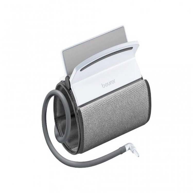 فشارسنج بازویی دیجیتال بیورر مدل BM51 با کاف ابتکاری easyClip، حافظه 100 رکورد برای 2 کاربر، نمایش میانگین نتایج، تشخیص آریتمی و نمایش تاریخ