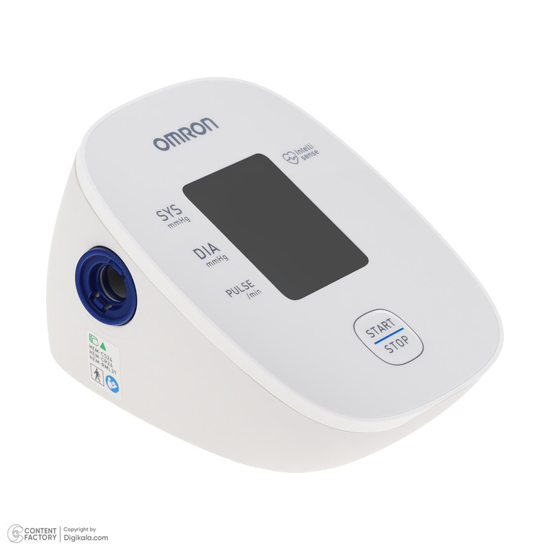 فشارسنج بازویی دیجیتال امرن مدل M1 Basic با نمایشگر LCD، مناسب بازو 22 تا 32 سانتیمتر، اندازهگیری فشار خون و ضربان قلب، هشدار خطای محاسباتی، منبع تغذیه برق و باتری قلمی، همراه آداپتور و دفترچه راهنما