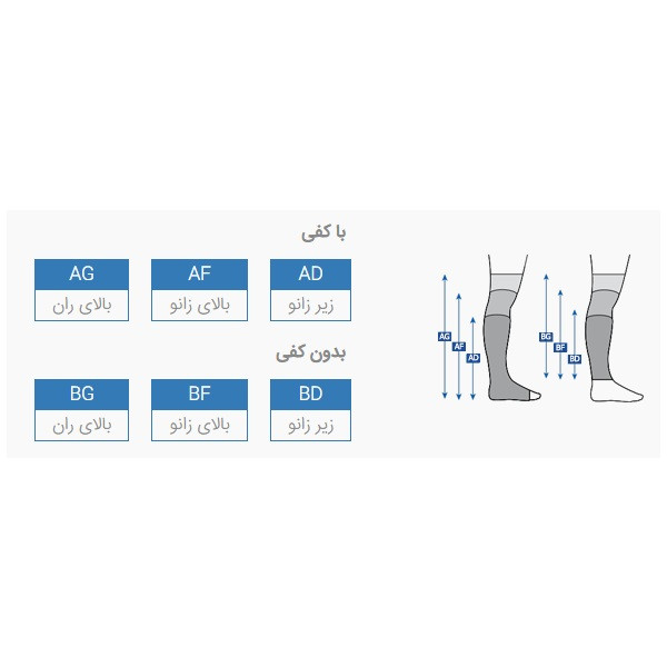جوراب واریس مدل g1 AD