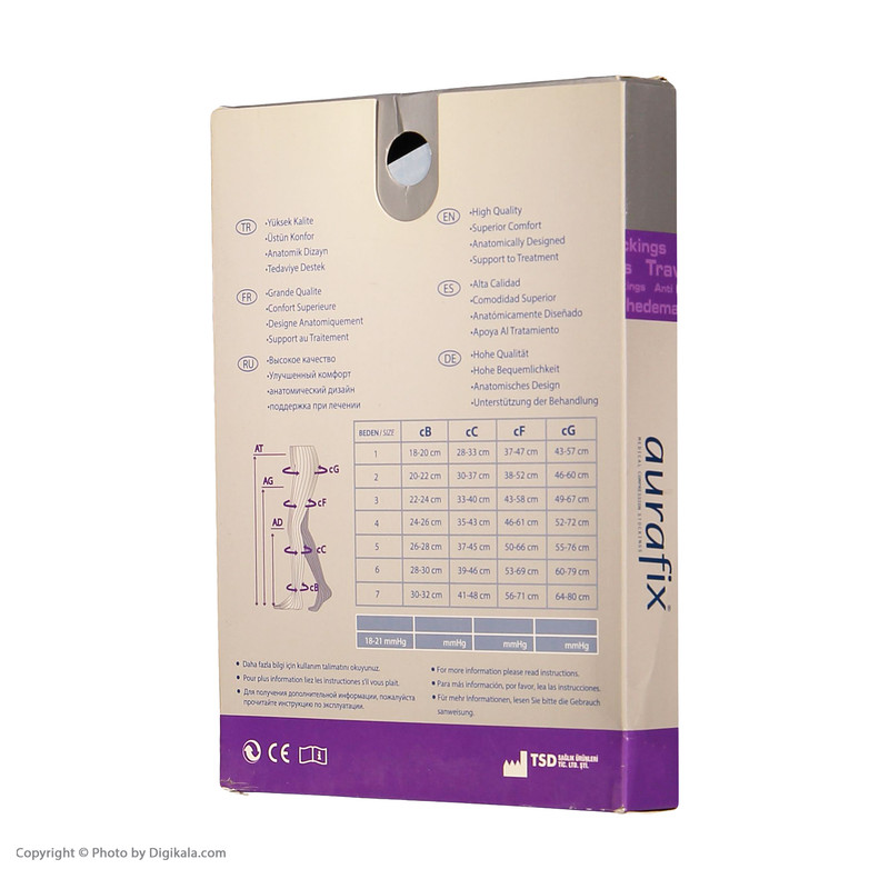 جوراب واریس اورافیکس مدل AV-107 AD