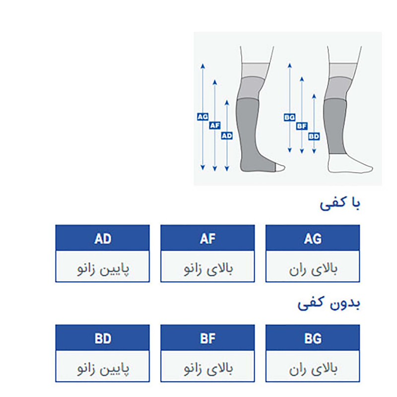 جوراب واریس نوید کد 135 BD